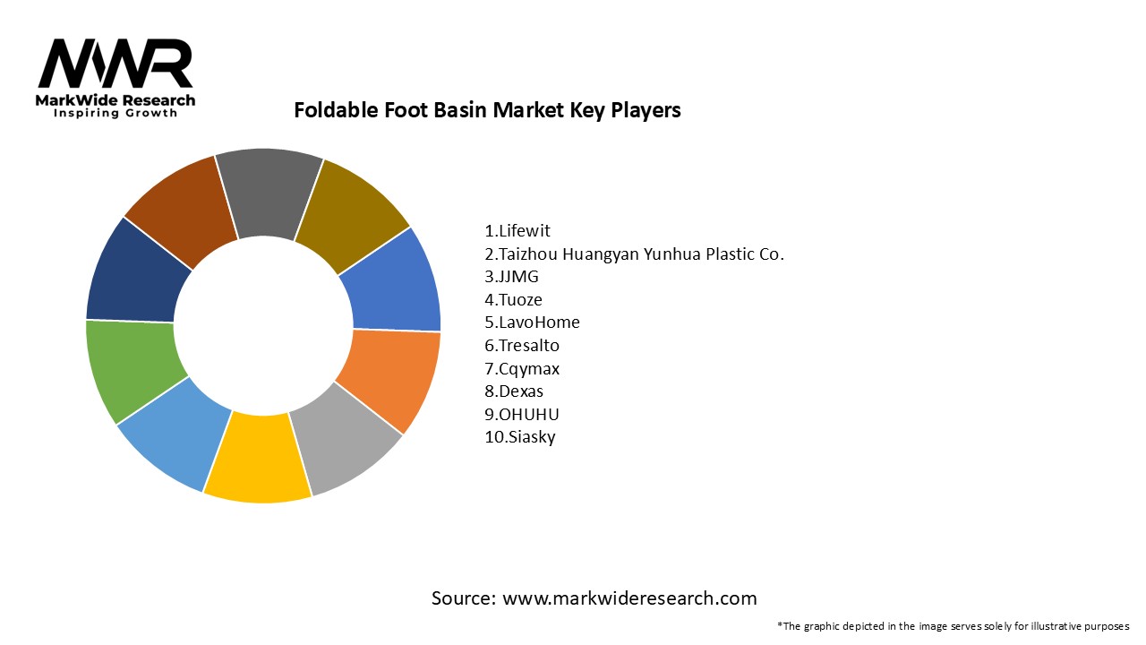 Foldable Foot Basin Market Key Players