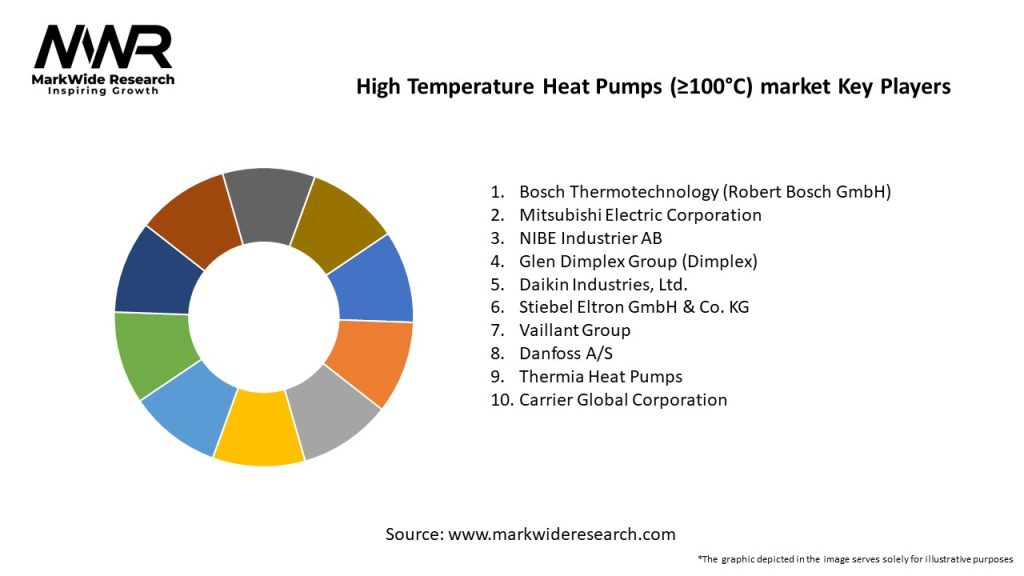 High Temperature Heat Pumps (≥100°C) market Key Players