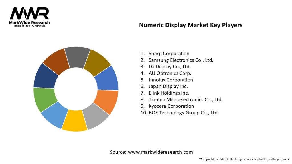 Numeric Display Market Key Players