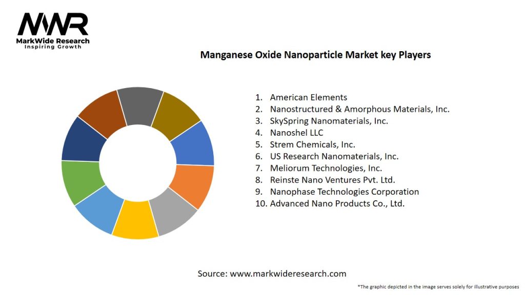 Manganese Oxide Nanoparticle Market Key Players