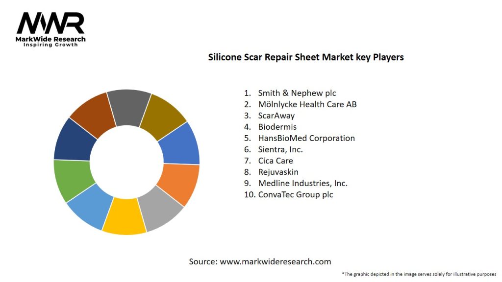 Silicone Scar Repair Sheet Market Key Players
