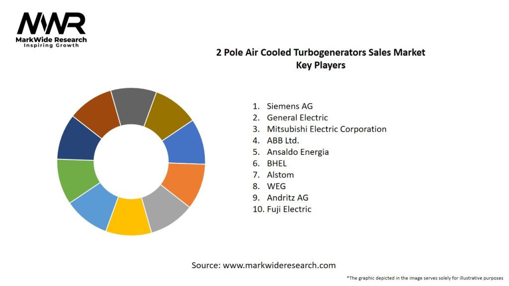 2 Pole Air Cooled Turbogenerators Sales Market Key Players