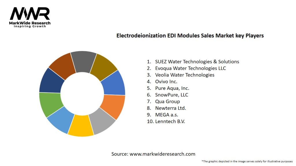 Electrodeionization EDI Modules Sales Market Key Players
