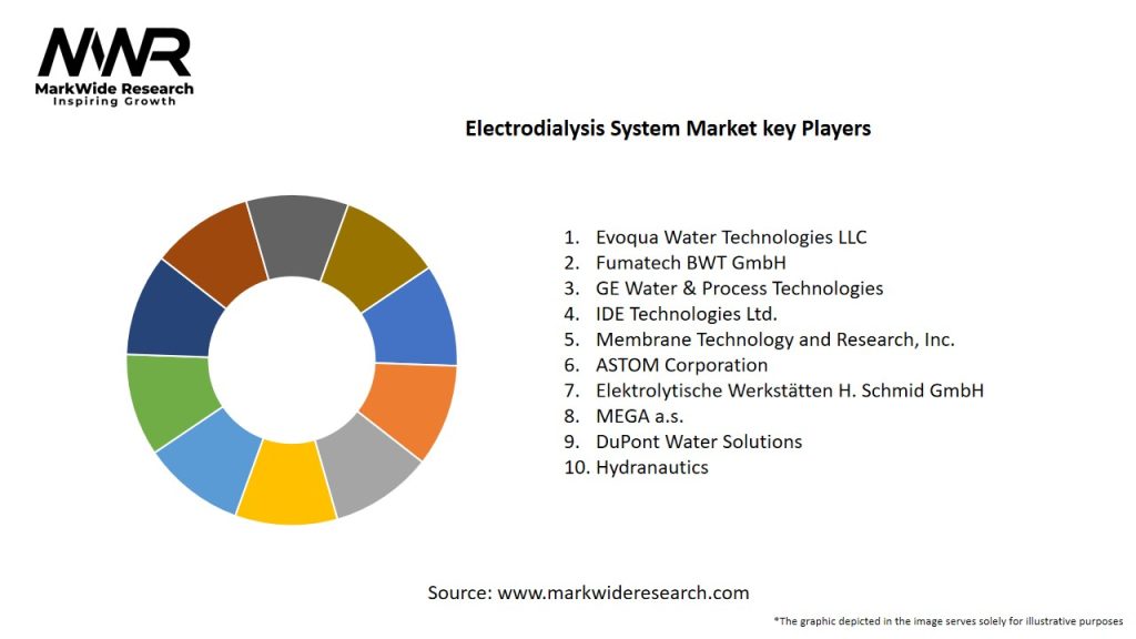 Electrodialysis System Market Key Players