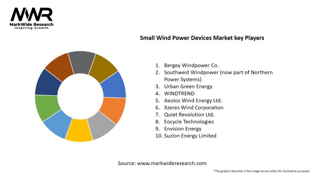 Small Wind Power Devices Market Key Players