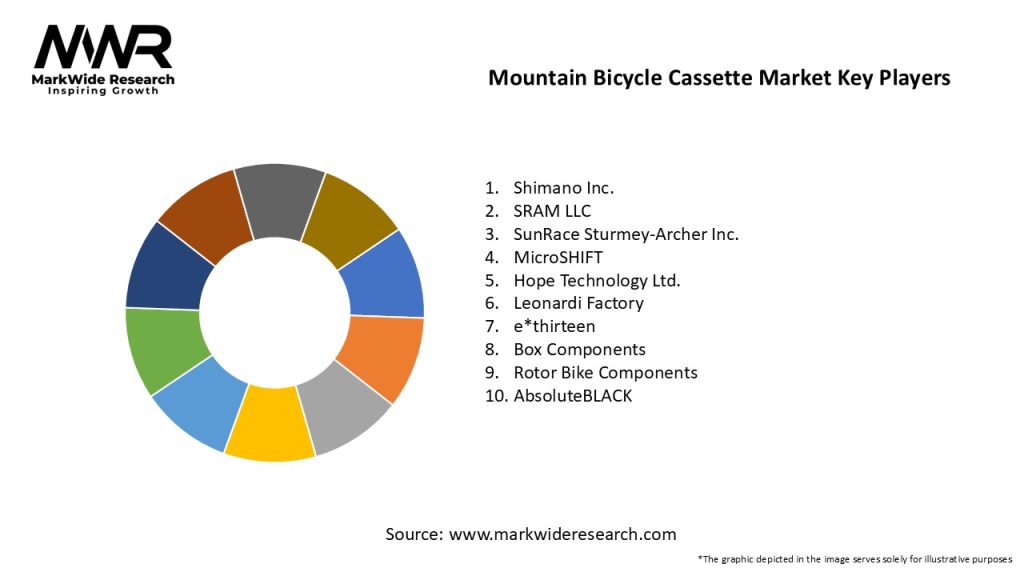 Mountain Bicycle Cassette Market Key Players