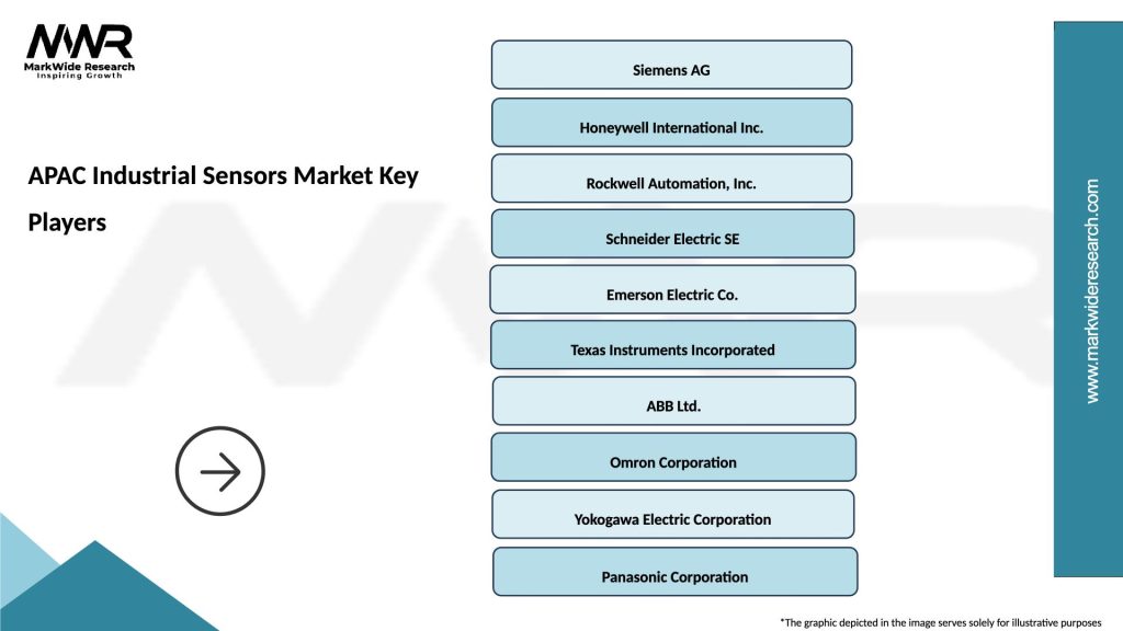 APAC Industrial Sensors Market Key Players