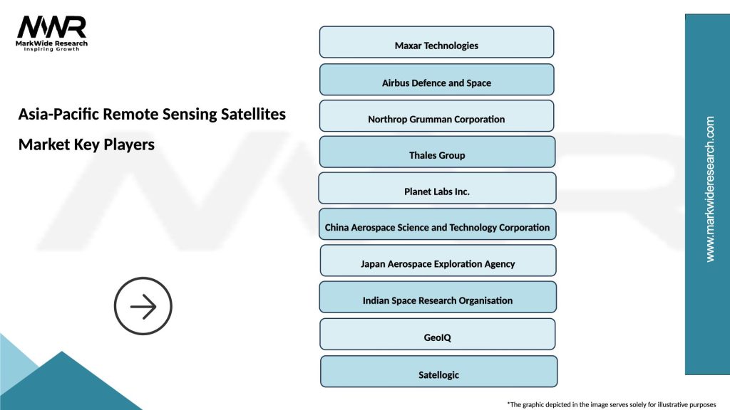 Asia-Pacific Remote Sensing Satellites Market Key Players
