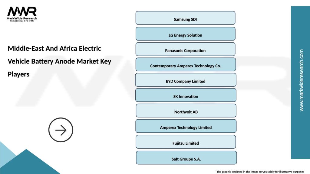 Middle-East And Africa Electric Vehicle Battery Anode Market Key Players