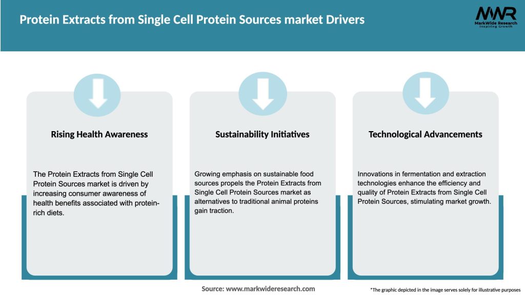 Protein Extracts from Single Cell Protein Sources market Drivers