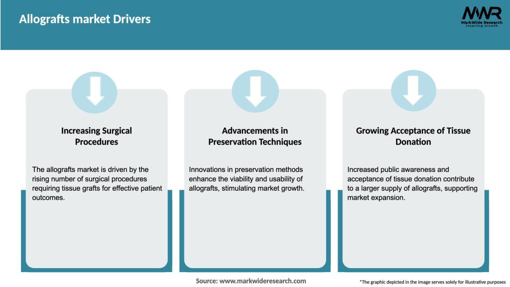 Allografts market Drivers