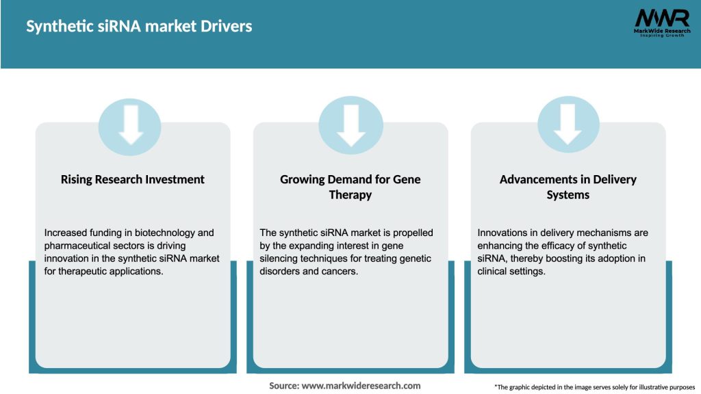 Synthetic siRNA market Drivers